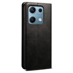 For Xiaomi Redmi Note 14S 4G Case Crazy Horse Texture Waxy Leather Wallet Stand Phone Cover