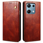 For Xiaomi Redmi Note 14S 4G Case Crazy Horse Texture Waxy Leather Wallet Stand Phone Cover