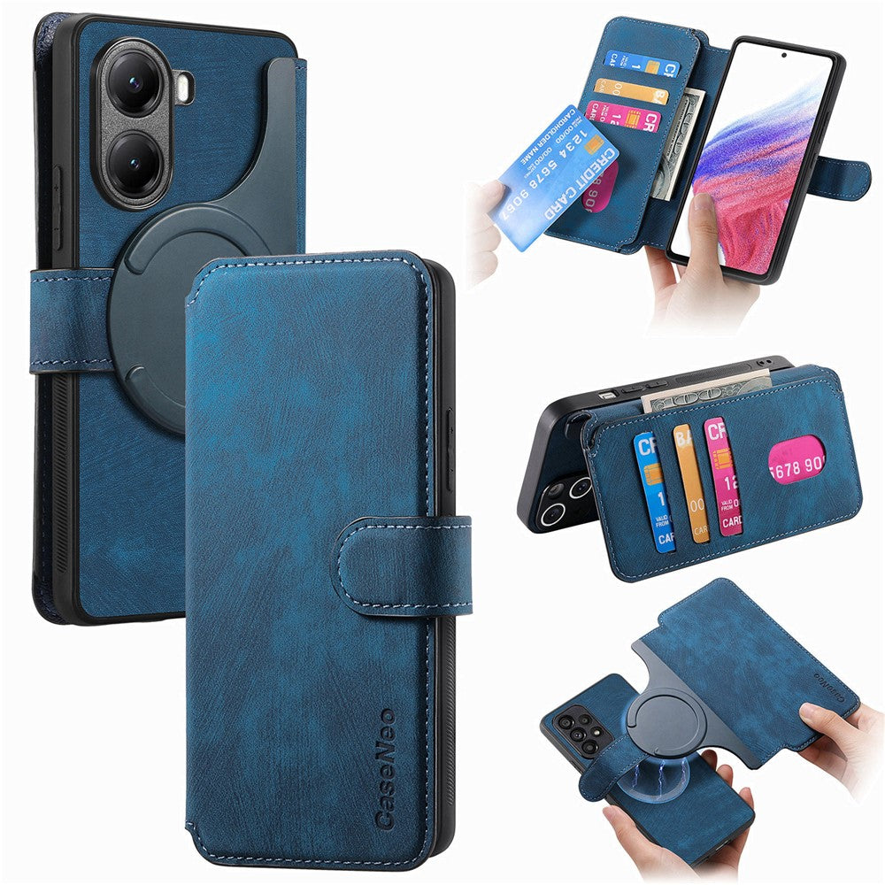 CASENEO For Xiaomi Redmi Turbo 4 5G / Poco X7 Pro 5G Magnetic Case  Detachable Leather Phone Wallet Cover