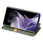 Xiaomi Redmi Note 14 Pro 4G-skal Rhombus Imprint PU-läderplånboksfodral