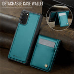 JEEHOOD For Samsung Galaxy S20 Plus 5G Leather Back Cover Magnetic Case  J06 Phone Case with Card Bag RFID Blocking