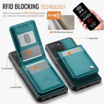 JEEHOOD For Samsung Galaxy S20 Ultra Leather Back Cover Magnetic Case  J06 Phone Case with Card Bag RFID Blocking