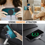 JEEHOOD For Samsung Galaxy S20 Ultra Leather Back Cover Magnetic Case  J06 Phone Case with Card Bag RFID Blocking