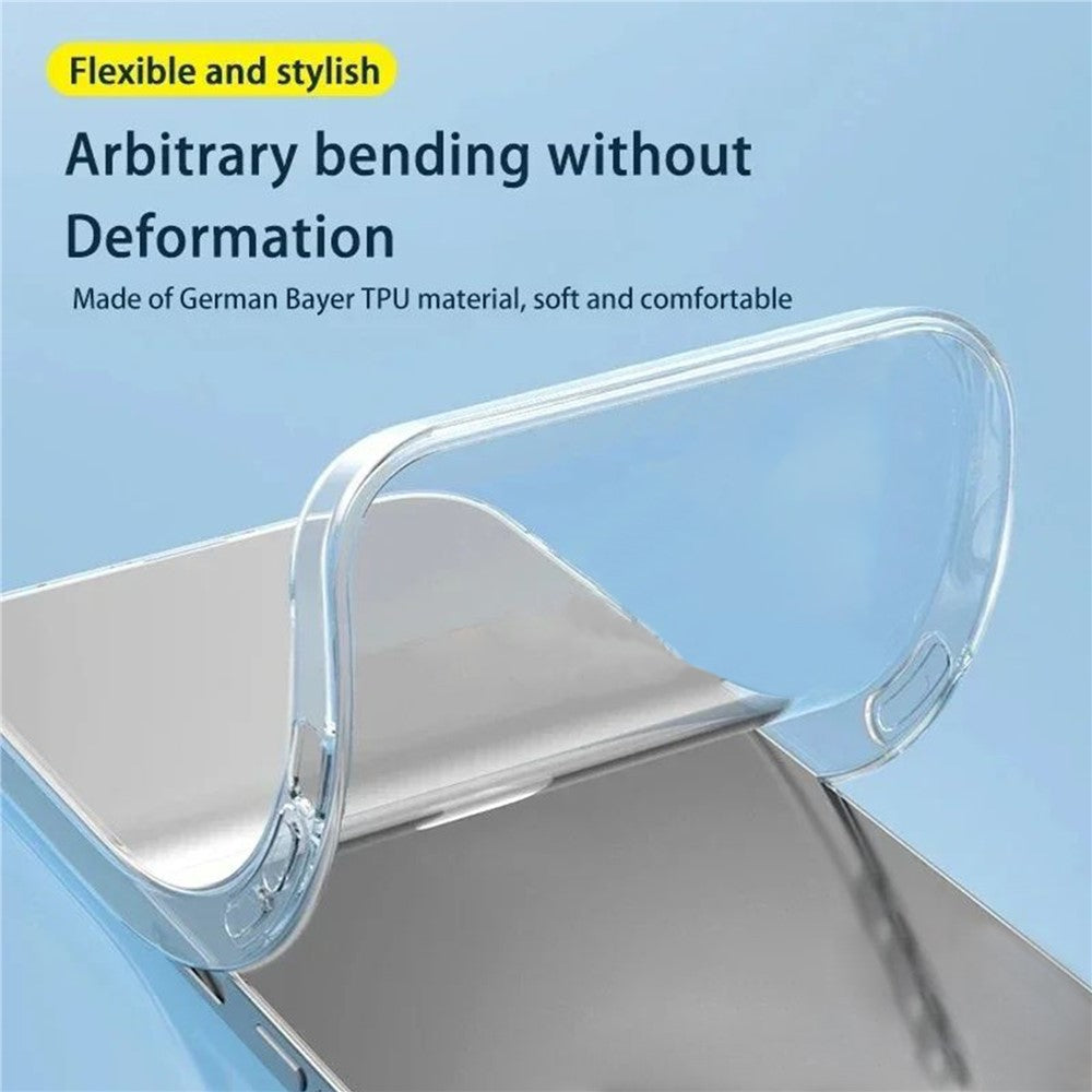KALEBOL For iPhone 11 Pro Max Clear Case  1.5mm Thickened TPU Shockproof Phone Cover
