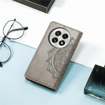 Til OnePlus 13 Pung Etui Mandala Blomst Læder Telefoncover Stand