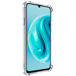 IMAK UX-4-seriens mobilskal för Huawei nova Y72 4G / Enjoy 70 / Enjoy 70S, rak ram, fyra hörn, stötsäkert, genomskinligt TPU-skal