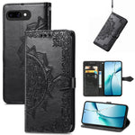 For Google Pixel 9a Wallet Case Mandala Flower Leather Phone Cover Stand