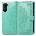 For Xiaomi Redmi Turbo 4 5G / Xiaomi Poco X7 Pro 5G Wallet Case Mandala Flower Leather Phone Cover Stand