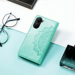 For Xiaomi Redmi Turbo 4 5G / Xiaomi Poco X7 Pro 5G Wallet Case Mandala Flower Leather Phone Cover Stand