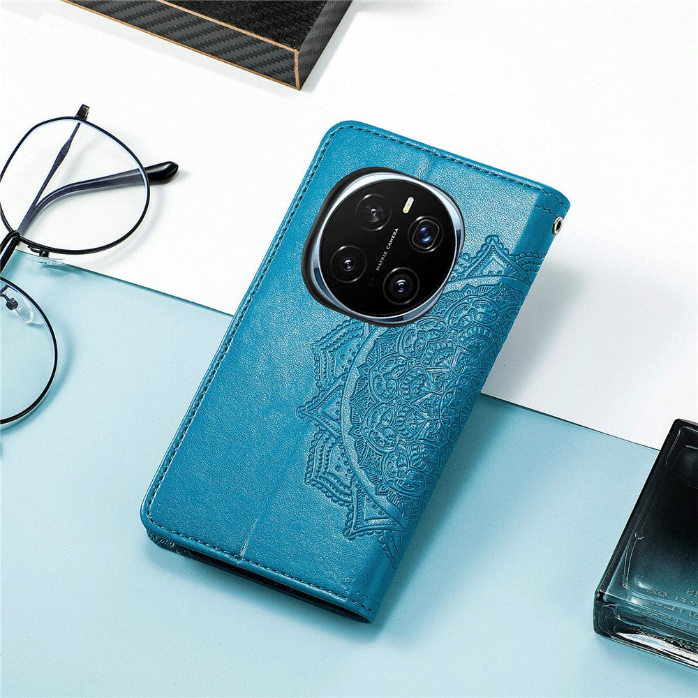 For Honor Magic7 5G Wallet Case Mandala Flower Leather Phone Cover Stand