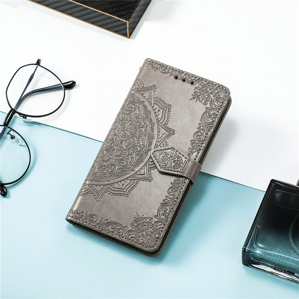 For Xiaomi Redmi Note 14 Pro 4G Wallet Case Mandala Flower Leather Phone Cover Stand