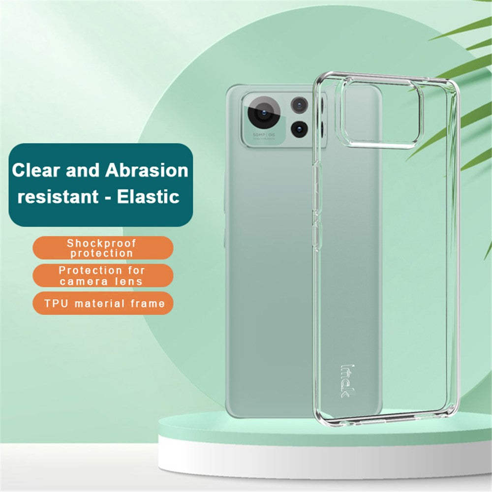 IMAK UX-5 Series Phone Cover for Asus Zenfone 12 Ultra 5G Case Shockproof TPU Clear Slim Back Shell