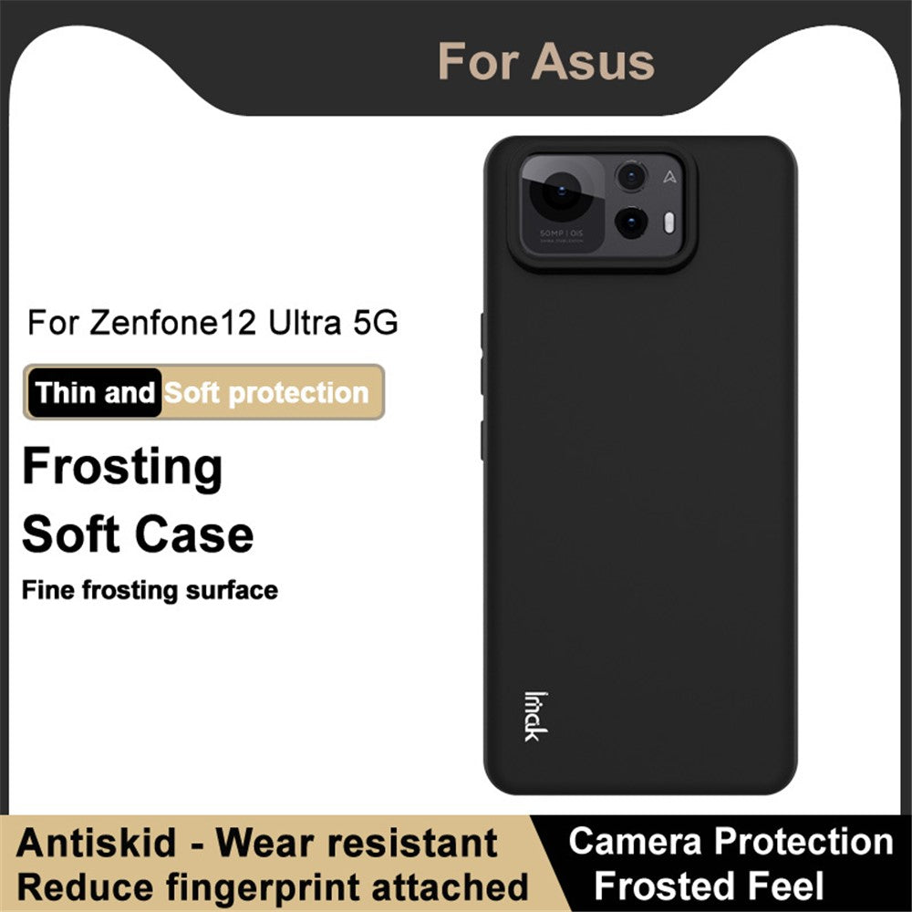 IMAK UC-3 Series for Asus Zenfone 12 Ultra 5G Case Matte Anti Fingerprint Soft TPU Cover