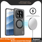IMAK For Xiaomi Redmi Note 14 Pro 5G / Poco X7 5G Magnetic Case PC + TPU Protective Phone Back Cover