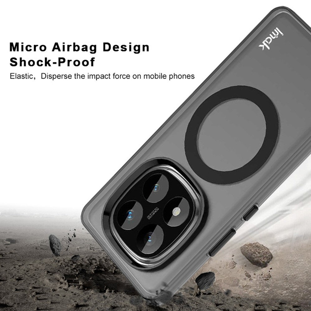 IMAK For Xiaomi Redmi Note 14 Pro 5G / Poco X7 5G Magnetic Case PC + TPU Protective Phone Back Cover