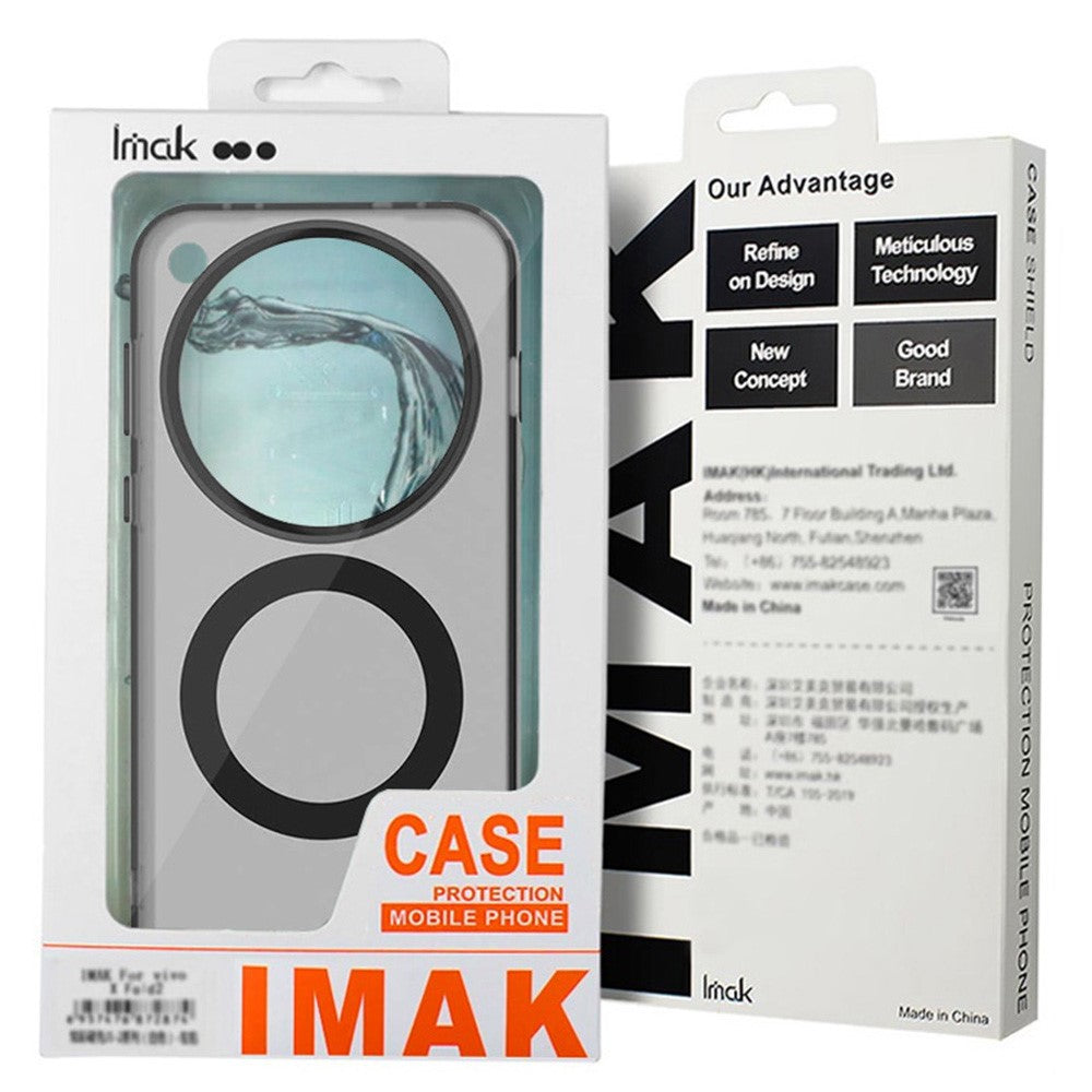 IMAK For Xiaomi Redmi Note 14 Pro+ 5G Magnetic Case PC + TPU Protective Phone Back Cover