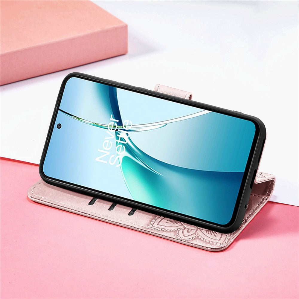OnePlus 13-skal med rem, fjärilsmönster, PU-läder, plånboksfodral