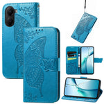 For Xiaomi Redmi Turbo 4 5G / Xiaomi Poco X7 Pro 5G Case with Strap Butterfly Pattern PU Leather Wallet Phone Cover