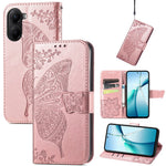 For Xiaomi Redmi Turbo 4 5G / Xiaomi Poco X7 Pro 5G Case with Strap Butterfly Pattern PU Leather Wallet Phone Cover