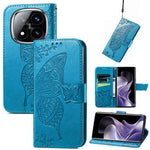 For Xiaomi Redmi Note 14 Pro 4G Case with Strap Butterfly Pattern PU Leather Wallet Phone Cover