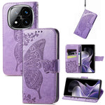 For Xiaomi Redmi Note 14 Pro 4G Case with Strap Butterfly Pattern PU Leather Wallet Phone Cover