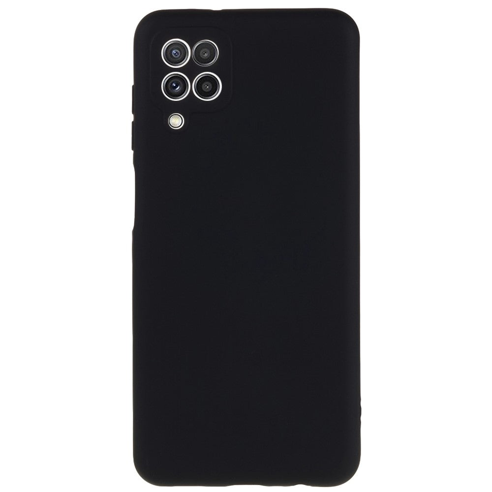 2,0 mm tykt buet kant TPU-cover til Samsung Galaxy A22 4G (EU-version), stødsikkert telefoncover med flydende silikone tekstur