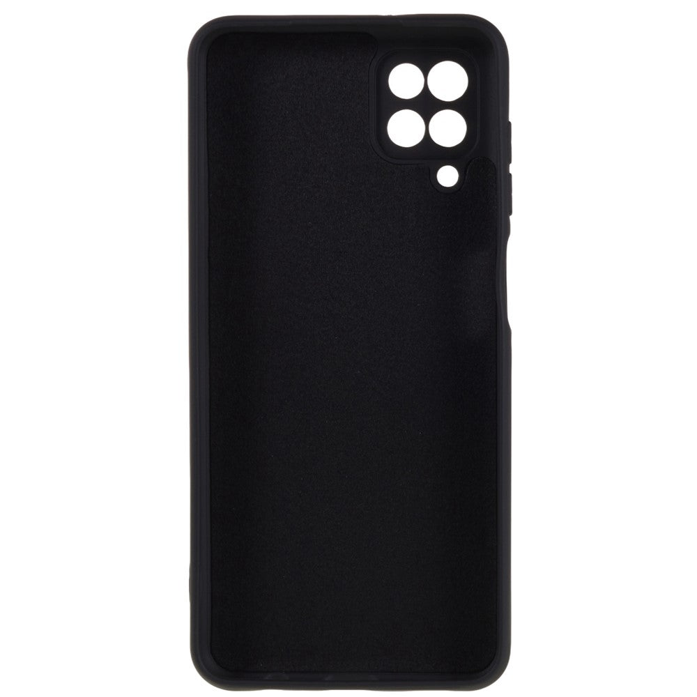 2,0 mm tykt buet kant TPU-cover til Samsung Galaxy A22 4G (EU-version), stødsikkert telefoncover med flydende silikone tekstur