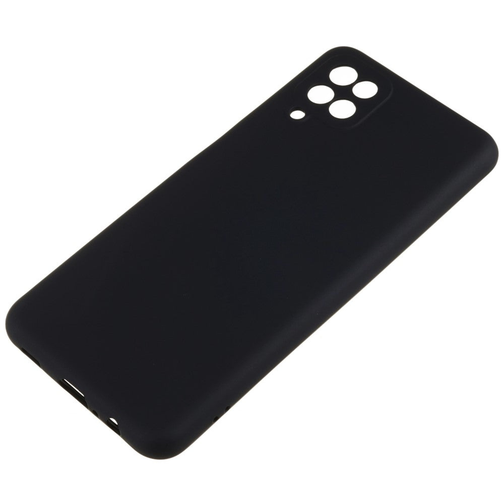 2,0 mm tykt buet kant TPU-cover til Samsung Galaxy A22 4G (EU-version), stødsikkert telefoncover med flydende silikone tekstur