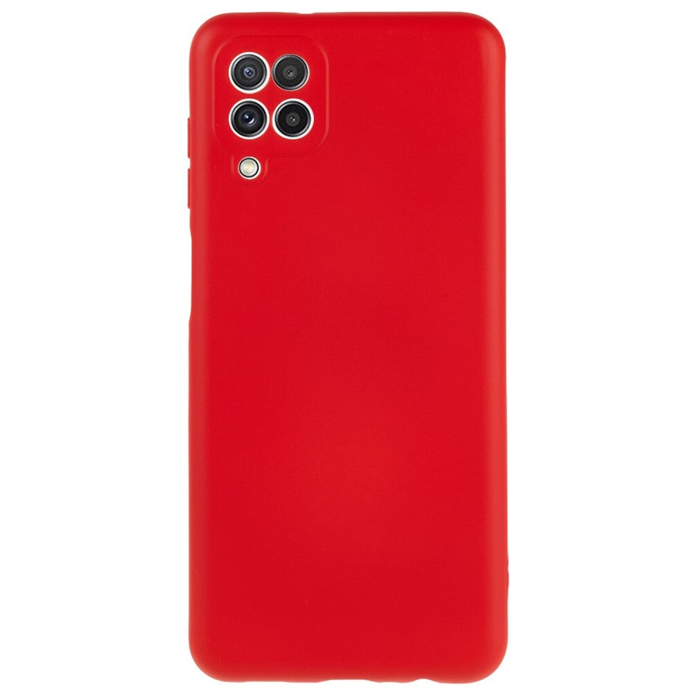 2,0 mm tykt buet kant TPU-cover til Samsung Galaxy A22 4G (EU-version), stødsikkert telefoncover med flydende silikone tekstur