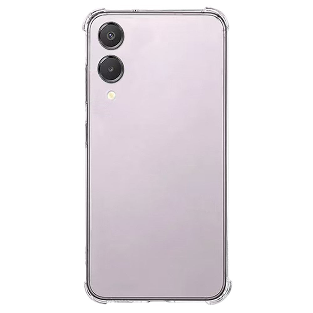 SHANWO til Samsung Galaxy S25 Edge TPU Transparent Cover 1,5 mm Stødsikkert Mobilbagcover