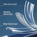 SHANWO til Samsung Galaxy S25 Edge TPU Transparent Cover 1,5 mm Stødsikkert Mobilbagcover