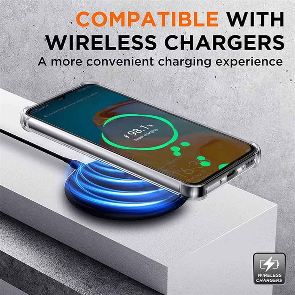 SHANWO til Samsung Galaxy S25 Edge TPU Transparent Cover 1,5 mm Stødsikkert Mobilbagcover