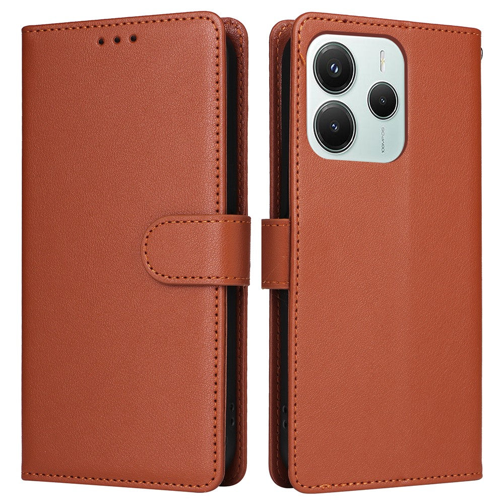 For Xiaomi Redmi Note 14 5G / Poco M7 Pro 5G Case Wallet Stand View PU Leather Phone Cover