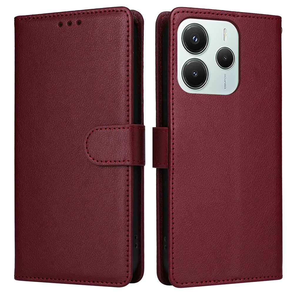 For Xiaomi Redmi Note 14 5G / Poco M7 Pro 5G Case Wallet Stand View PU Leather Phone Cover