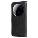 For Xiaomi 15 Ultra Case Zipper Wallet Calf Texture PU Leather Phone Cover