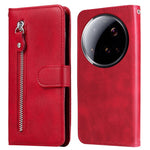 For Xiaomi 15 Ultra Case Zipper Wallet Calf Texture PU Leather Phone Cover