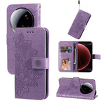 For Xiaomi 15 Ultra Case Floral Pattern PU Leather Wallet Stand Phone Cover