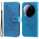 For Xiaomi 15 Ultra Case Floral Pattern PU Leather Wallet Stand Phone Cover