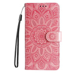 For Xiaomi Redmi Note 14 4G (164.84mm) Case Sunflower Imprint Leather Wallet Phone Cover