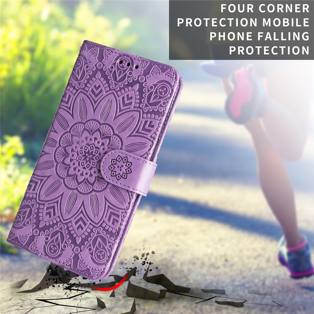 Xiaomi 15 Ultra-skal Sunflower Imprint Läderplånbok mobilskal