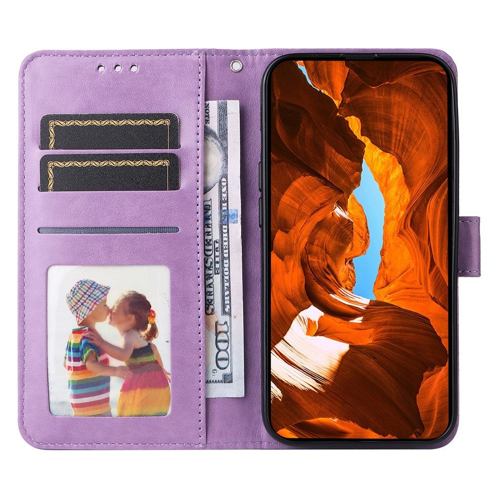 Xiaomi 15 Ultra-skal Sunflower Imprint Läderplånbok mobilskal