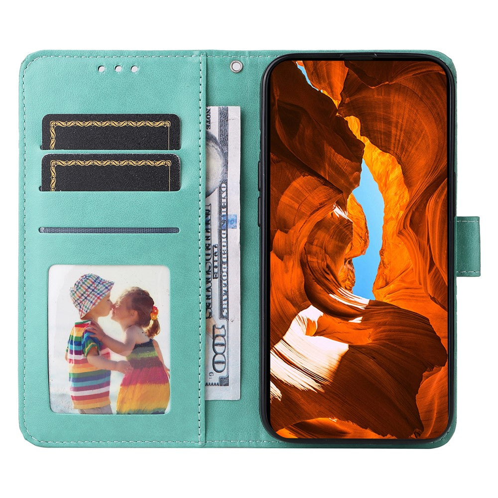 For Honor X8c 4G Case Sunflower Imprint Leather Wallet Phone Cover