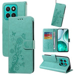 For Honor X8c 4G Case Butterfly Floral Imprint Wallet Stand Leather Phone Cover