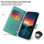 For Honor X8c 4G Case Butterfly Floral Imprint Wallet Stand Leather Phone Cover