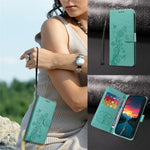 For Honor X8c 4G Case Butterfly Floral Imprint Wallet Stand Leather Phone Cover