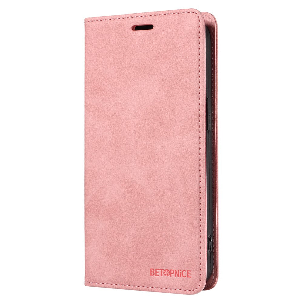BETOPNICE 003 For Xiaomi Redmi Note 14 4G (164.84mm) Case Magnetic Closure RFID Blocking Wallet Stand Leather Phone Cover
