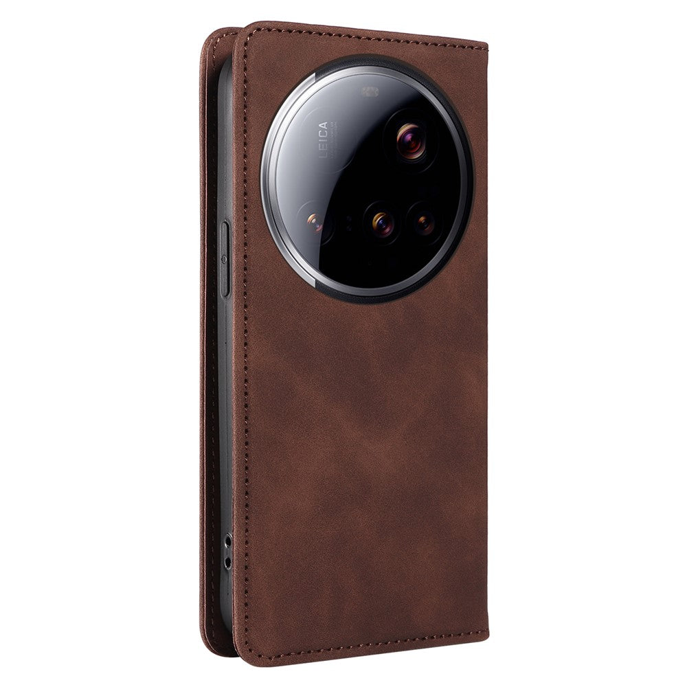 BETOPNICE 003 For Xiaomi 15 Ultra Case Magnetic Closure RFID Blocking Wallet Stand Leather Phone Cover