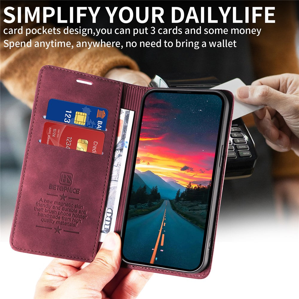 BETOPNICE 003 For Oppo A5 Pro 4G (Global) / 5G (Global) / A5 Energy 5G (China) Case RFID Blocking Wallet Stand Leather Phone Cover
