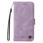Xiaomi Redmi Note 14 4G (164.84mm) Läderplånboksfodral Skin Touch mobilfodral Stativ med Rem