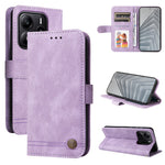 For Xiaomi Redmi Note 14 4G (164.84mm) Leather Wallet Cases Skin Touch Phone Cover Stand with Strap